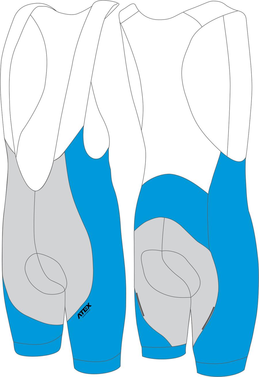 Cyklistické šortky PROFI so šľapkami