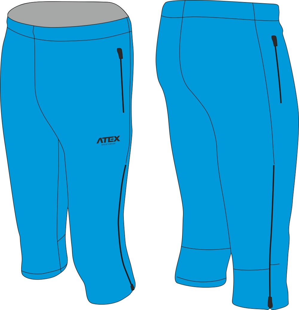 Trojštvrťové nohavice na bežecké lyžovanie