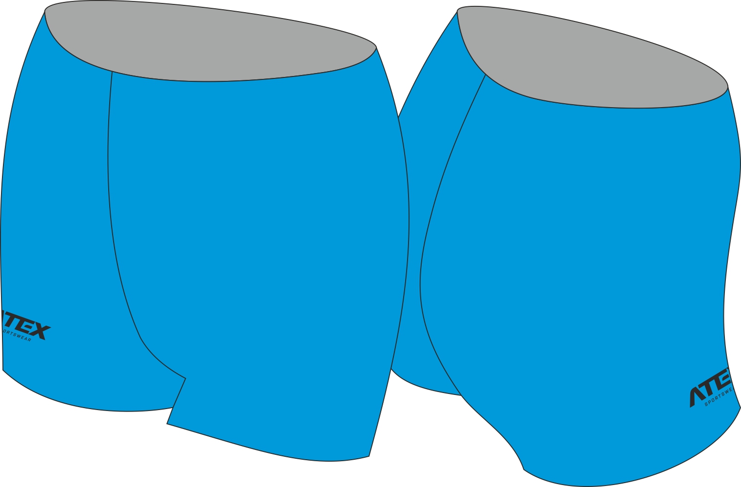 Športové - bežecké nohavice elastické mini