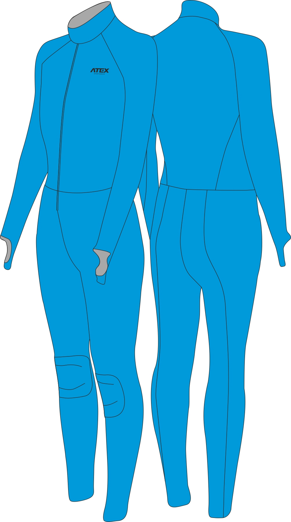 Kombinéza na krátke trate