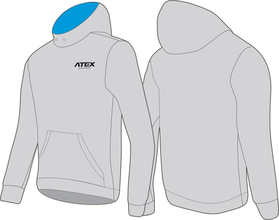 Bavlnená športová mikina s kapucňou