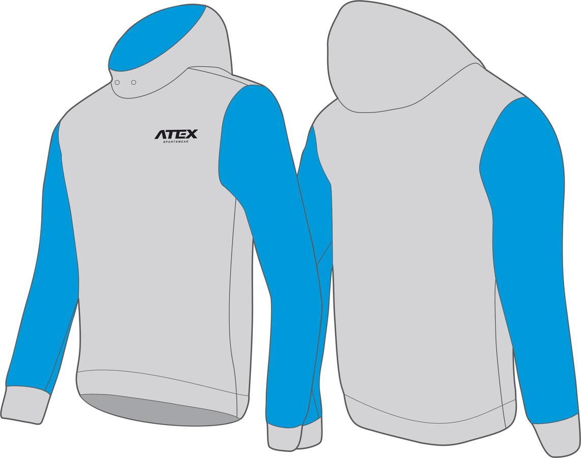 Ľahká športová mikina s kapucňou