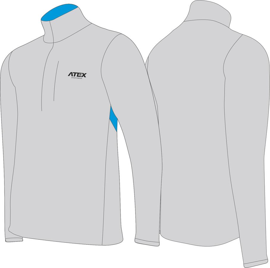 Ľahká jednofarebná športová mikina