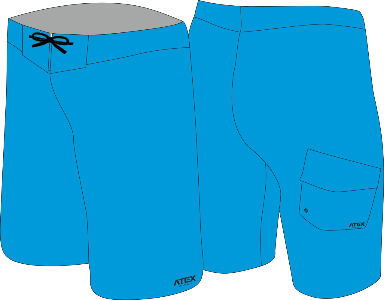 Športové plážové šortky