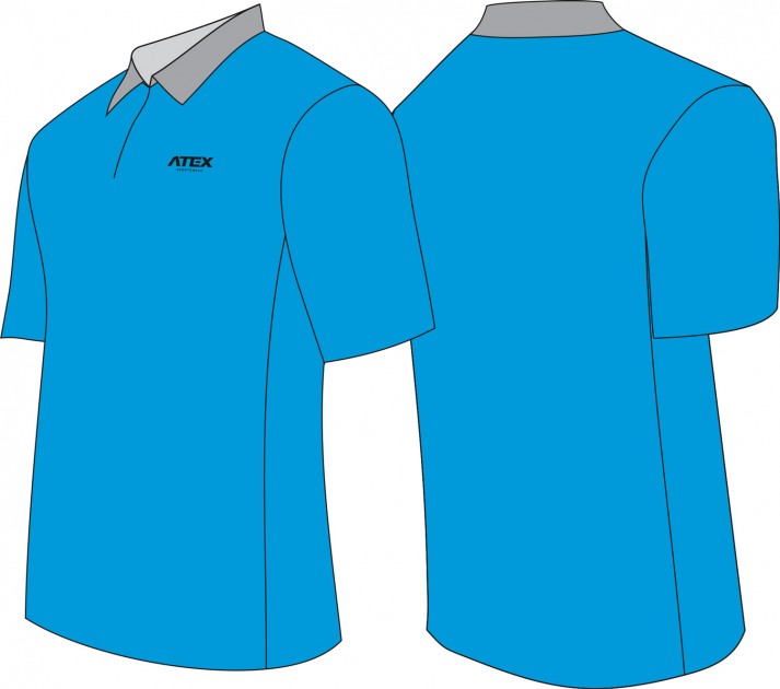 Športové tričko s krátkymi rukávmi a golierom