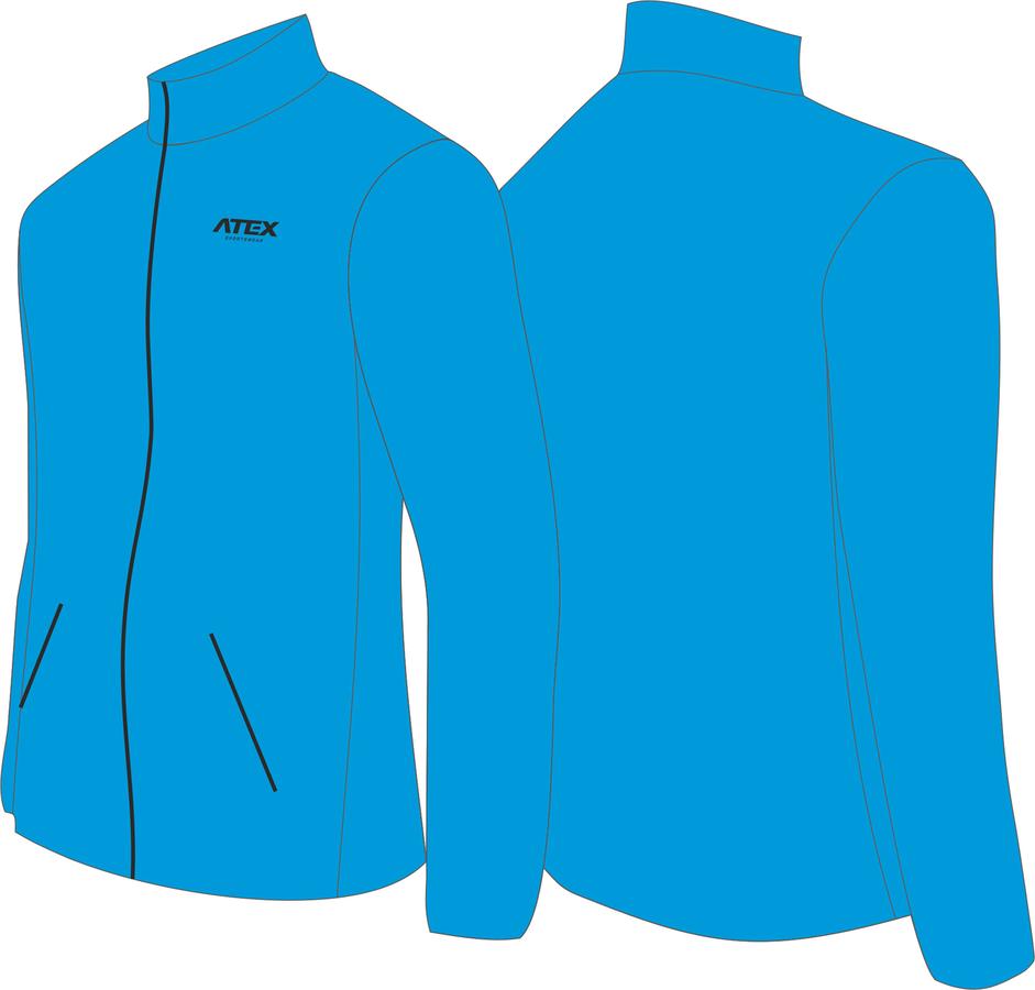 Športová mikina, vrecká na zips