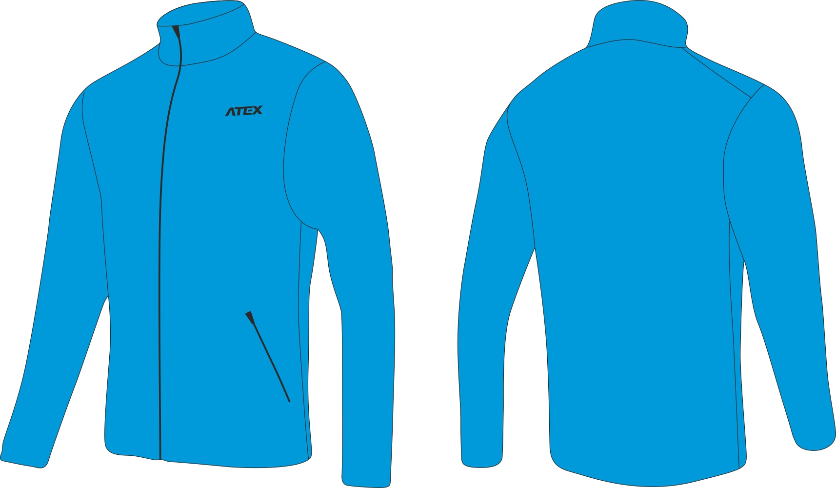 Športová mikina so stojačikom