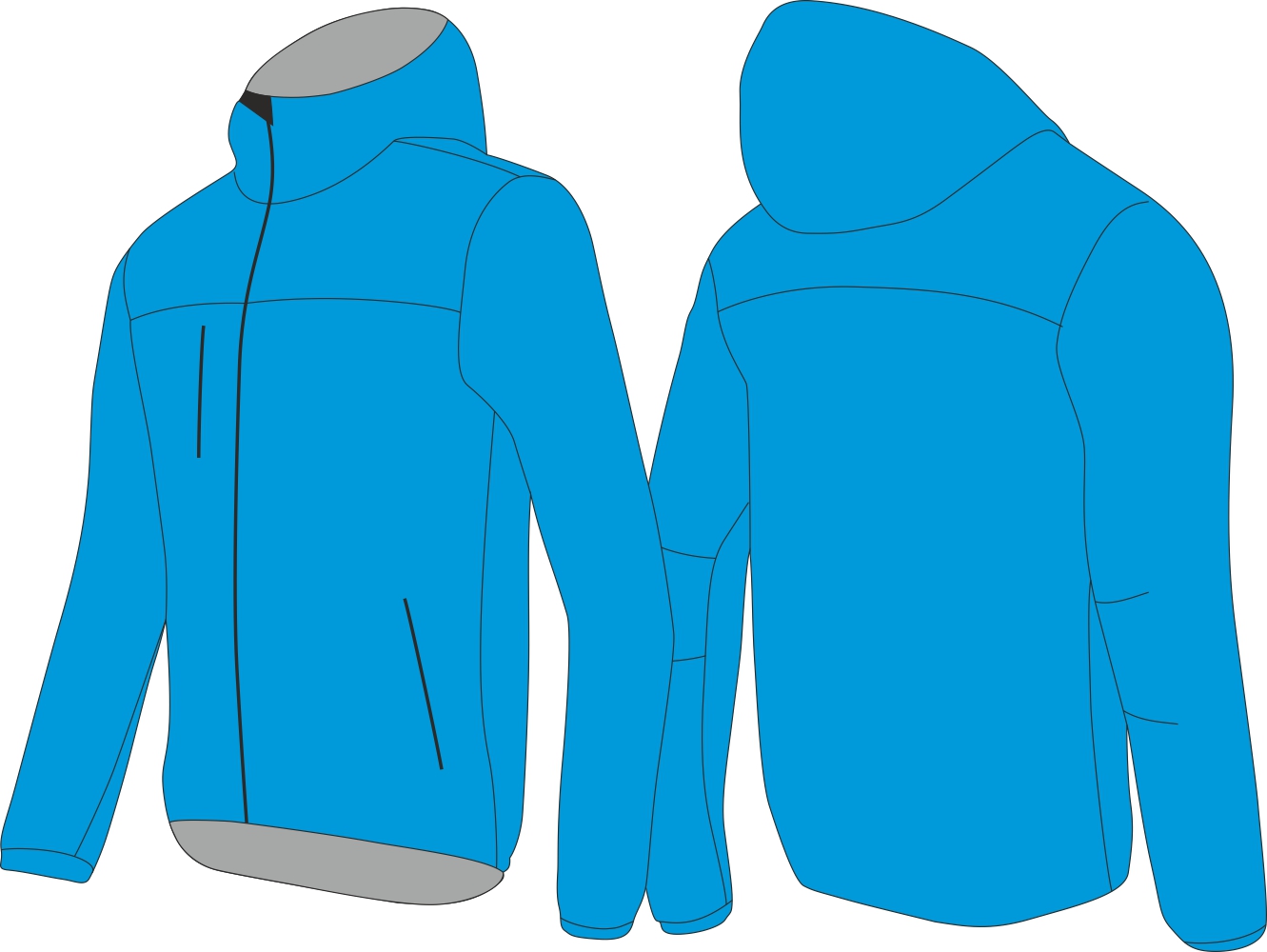 Športová bunda s kapucňou