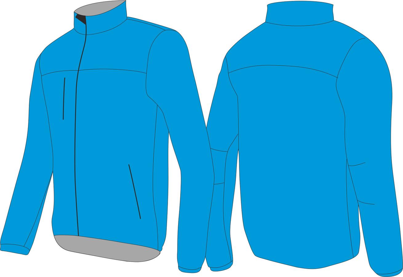 Športová bunda tenká